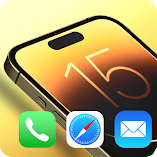 تنزيل-تطبيق-ios-launcher-iphone-15-theme-مهكر-للاندرويد.webp