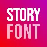 تطبيق-story-font-خط-ستوري-مهكر.webp