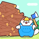 لعبة-lumbercat-cute-idle-tycoon-مهكرة.webp
