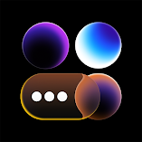 تطبيق-neon-glass-widgets-مهكر.webp
