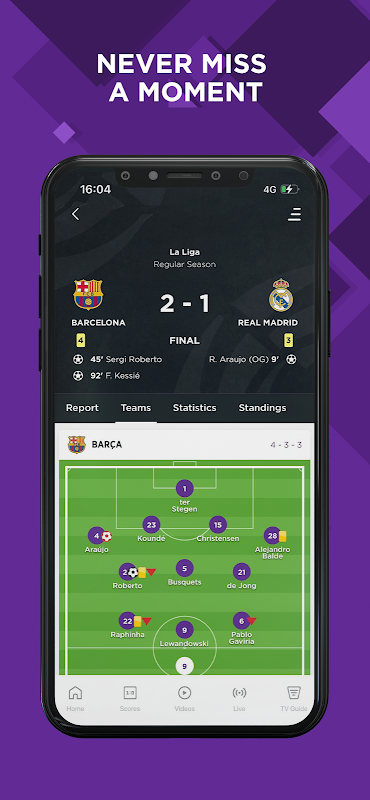 أفضل تطبيق لمشاهدة المباريات مباشرة bein sports